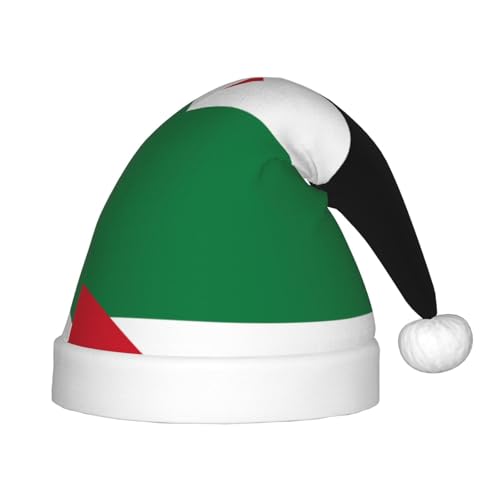 WBQLSL Flagge des Staates Palästina Kinder Urlaub Weihnachtsmützen Weihnachten Event Bühnenaufführung Urlaub Party Szene Neujahr Party Mode Kinderhüte von WBQLSL