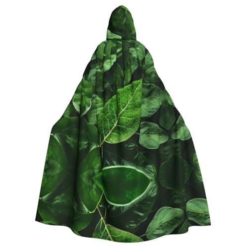 WBQLSL Green Leaf Nature bedruckter Umhang – Maskenumhang mit Kapuze WBQLSL Green Leaf Nature bedruckter Umhang – Maskenumhang mit Kapuze von WBQLSL