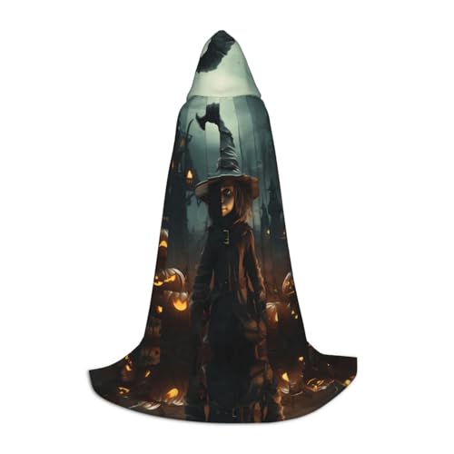 WBQLSL Halloween Trick-or Treating Boy M Printed Robe Cape | Hooded | Cosplay Costume | Halloween Party Prop | S/M/L WBQLSL Halloween Trick-or Treating Boy M Printed Robe Cape | Hooded | Cosplay Costume | Halloween Party Prop | S/M/L von WBQLSL