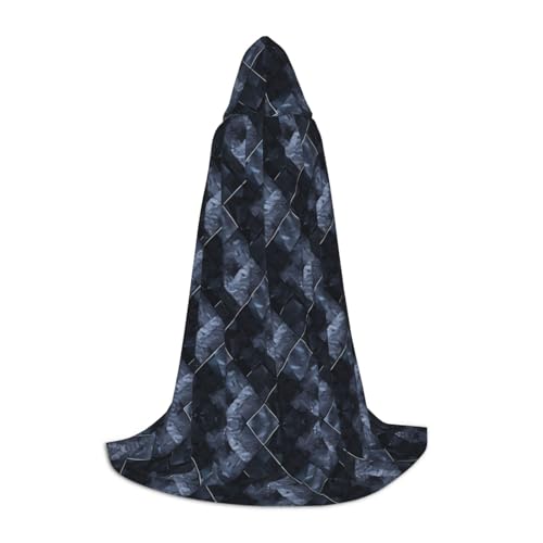WBQLSL High-cooler Business-Umhang mit Gingham-Muster, L, bedruckt, mit Kapuze, Cosplay-Kostüm, Halloween-Party-Requisite, Größe S/M/L WBQLSL High-cooler Business-Umhang mit Gingham-Muster, L, bedruckt, mit Kapuze, Cosplay-Kostüm, Halloween-Party-Requisite, Größe S/M/L von WBQLSL