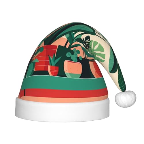 WBQLSL Indoor Topfpflanzen Kindermode Weihnachtsmützen Weihnachten Event Bühnenaufführung Urlaub Party Szene Neujahr Party Kinderhüte WBQLSL Indoor Topfpflanzen Kindermode Weihnachtsmützen Weihnachten Event Bühnenaufführung Urlaub Party Szene Neujahr Party Kinderhüte von WBQLSL