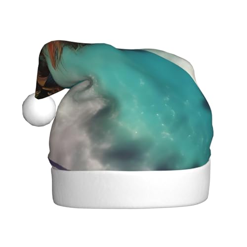 WBQLSL Karibikinseln Weihnachtsmütze für Erwachsene, 39,9 cm hoch, Plüsch-Weihnachtsmütze, Unisex, dekorativer Hut, Weihnachtsmann, Weihnachten, Halloween-Party WBQLSL Karibikinseln Weihnachtsmütze für Erwachsene, 39,9 cm hoch, Plüsch-Weihnachtsmütze, Unisex, dekorativer Hut, Weihnachtsmann, Weihnachten, Halloween-Party von WBQLSL