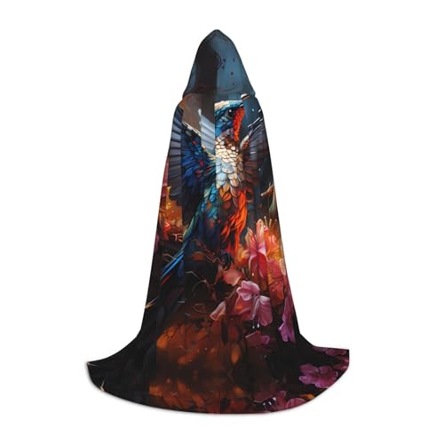 WBQLSL Kolibri S bedruckter Umhang mit Kapuze, Cosplay-Kostüm, Halloween-Party-Requisite, S/M/L WBQLSL Kolibri S bedruckter Umhang mit Kapuze, Cosplay-Kostüm, Halloween-Party-Requisite, S/M/L von WBQLSL
