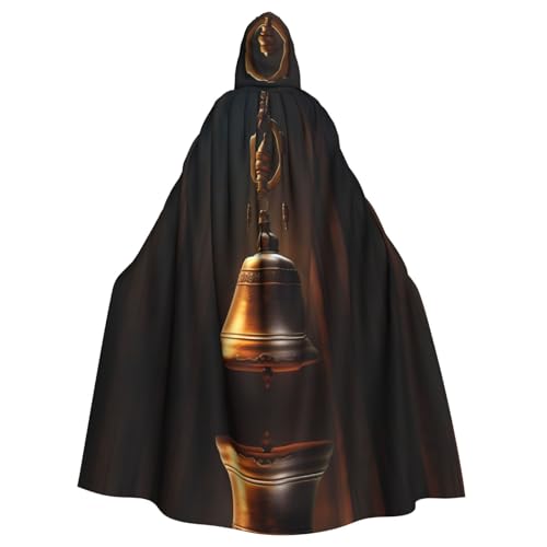 WBQLSL Little Bell bedruckter Umhang – Maskenumhang mit Kapuze von WBQLSL