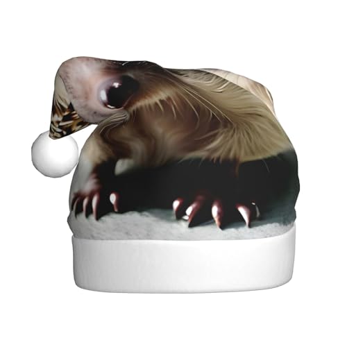 WBQLSL Niedliche Igel-Weihnachtsmütze für Erwachsene, 39,9 cm hoch, Plüsch-Weihnachtsmütze, Unisex, dekorativer Hut, Weihnachtsmann, Weihnachten, Halloween-Party WBQLSL Niedliche Igel-Weihnachtsmütze für Erwachsene, 39,9 cm hoch, Plüsch-Weihnachtsmütze, Unisex, dekorativer Hut, Weihnachtsmann, Weihnachten, Halloween-Party von WBQLSL