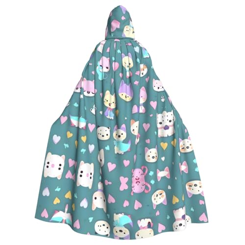 WBQLSL Niedlicher kleiner Fuchs bedruckter Umhang – Maskenumhang mit Kapuze WBQLSL Niedlicher kleiner Fuchs bedruckter Umhang – Maskenumhang mit Kapuze von WBQLSL