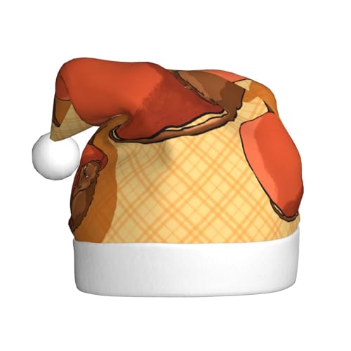 WBQLSL Niedlicher kleiner Hamster Weihnachtsmütze für Erwachsene, 39,9 cm hoch, Plüsch-Weihnachtsmütze, Unisex, dekorativer Hut, Weihnachtsmann, Weihnachten, Halloween-Party WBQLSL Niedlicher kleiner Hamster Weihnachtsmütze für Erwachsene, 39,9 cm hoch, Plüsch-Weihnachtsmütze, Unisex, dekorativer Hut, Weihnachtsmann, Weihnachten, Halloween-Party von WBQLSL