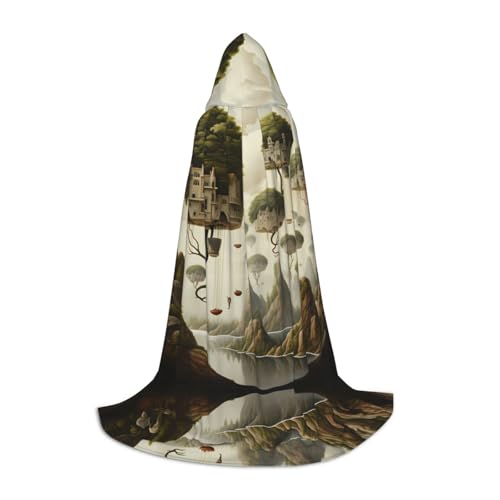WBQLSL Robe Cape mit Kapuze, Motiv: Schwebende Burg, M, Cosplay, Kostüm, Halloween-Party, Requisite, S/M/L WBQLSL Robe Cape mit Kapuze, Motiv: Schwebende Burg, M, Cosplay, Kostüm, Halloween-Party, Requisite, S/M/L von WBQLSL