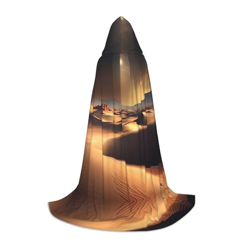 WBQLSL Sahara Desert M bedruckter Robe-Umhang mit Kapuze, Cosplay-Kostüm, Halloween-Party-Requisite, S/M/L WBQLSL Sahara Desert M bedruckter Robe-Umhang mit Kapuze, Cosplay-Kostüm, Halloween-Party-Requisite, S/M/L von WBQLSL