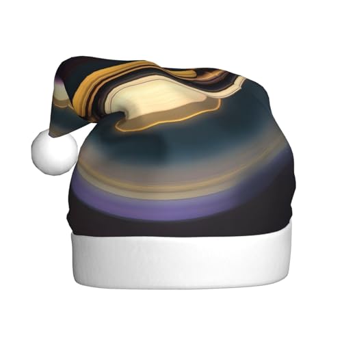 WBQLSL Schöne Saturn Weihnachtsmütze für Erwachsene, 39,9 cm hoch, Plüsch-Weihnachtsmütze, Unisex, dekorativer Hut, Weihnachtsmann, Weihnachten, Halloween-Party WBQLSL Schöne Saturn Weihnachtsmütze für Erwachsene, 39,9 cm hoch, Plüsch-Weihnachtsmütze, Unisex, dekorativer Hut, Weihnachtsmann, Weihnachten, Halloween-Party von WBQLSL