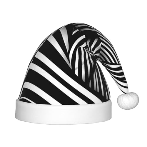 WBQLSL Schwarz-weiße geometrische Linien, Kinderfeiertag, Weihnachtsmütze, Weihnachtsveranstaltung, Bühnenaufführung, Urlaubsparty-Szene, Neujahrsparty, Mode, Kinderhüte WBQLSL Schwarz-weiße geometrische Linien, Kinderfeiertag, Weihnachtsmütze, Weihnachtsveranstaltung, Bühnenaufführung, Urlaubsparty-Szene, Neujahrsparty, Mode, Kinderhüte von WBQLSL
