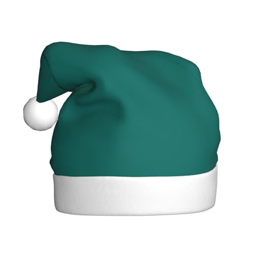 WBQLSL Solide dunkelgrüne Weihnachtsmütze für Erwachsene, 39,9 cm hohe Plüsch-Weihnachtsmütze, Unisex, dekorativer Hut, Weihnachtsmann, Weihnachten, Halloween-Party WBQLSL Solide dunkelgrüne Weihnachtsmütze für Erwachsene, 39,9 cm hohe Plüsch-Weihnachtsmütze, Unisex, dekorativer Hut, Weihnachtsmann, Weihnachten, Halloween-Party von WBQLSL