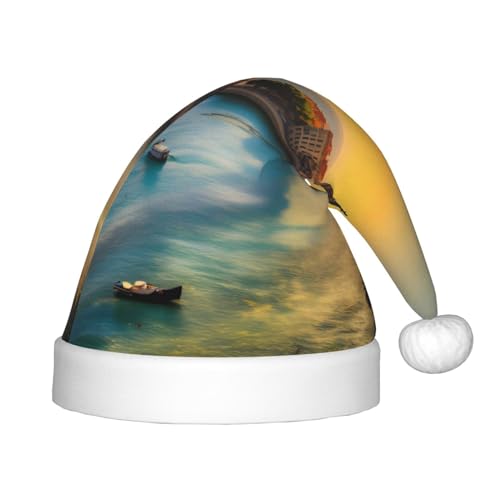 WBQLSL Sonnenuntergang in Barcelona Kinder Urlaub Weihnachtsmützen Weihnachten Event Bühne Aufführung Urlaub Party Szene Neujahr Party Mode Kinderhüte WBQLSL Sonnenuntergang in Barcelona Kinder Urlaub Weihnachtsmützen Weihnachten Event Bühne Aufführung Urlaub Party Szene Neujahr Party Mode Kinderhüte von WBQLSL