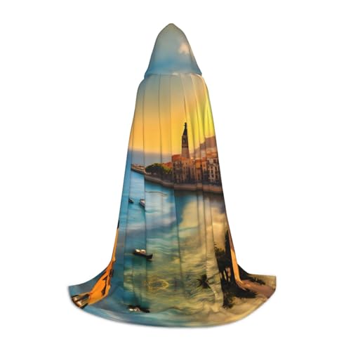 WBQLSL Sonnenuntergang in Barcelona M bedruckter Robe-Umhang | Kapuze | Cosplay-Kostüm | Halloween-Party-Requisite | S/M/L WBQLSL Sonnenuntergang in Barcelona M bedruckter Robe-Umhang | Kapuze | Cosplay-Kostüm | Halloween-Party-Requisite | S/M/L von WBQLSL