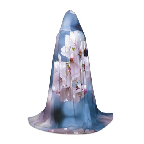 WBQLSL Umhang mit japanischer Nationalblume S, bedruckt, mit Kapuze, Cosplay-Kostüm, Halloween-Party-Requisite, S/M/L WBQLSL Umhang mit japanischer Nationalblume S, bedruckt, mit Kapuze, Cosplay-Kostüm, Halloween-Party-Requisite, S/M/L von WBQLSL