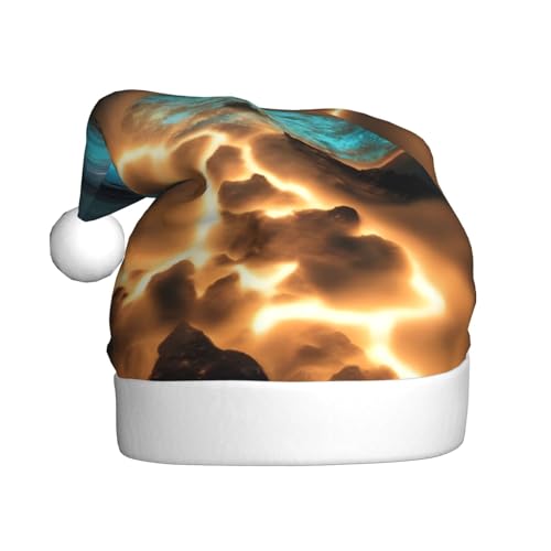 WBQLSL Weihnachtsmütze für Erwachsene, 39,9 cm hoch, Plüsch-Weihnachtsmütze, Unisex, dekorativer Hut, Weihnachtsmann, Weihnachten, Halloween-Party WBQLSL Weihnachtsmütze für Erwachsene, 39,9 cm hoch, Plüsch-Weihnachtsmütze, Unisex, dekorativer Hut, Weihnachtsmann, Weihnachten, Halloween-Party von WBQLSL