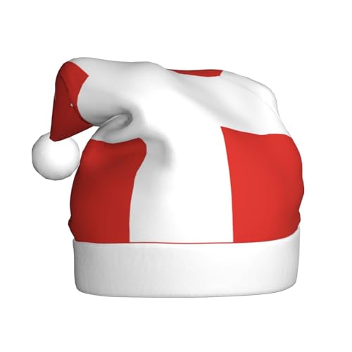 WBQLSL Weihnachtsmütze mit Schweizer Flagge, 39,9 cm hoch, Plüsch-Weihnachtsmütze, Unisex, dekorativer Hut, Weihnachtsmann, Weihnachten, Halloween-Party WBQLSL Weihnachtsmütze mit Schweizer Flagge, 39,9 cm hoch, Plüsch-Weihnachtsmütze, Unisex, dekorativer Hut, Weihnachtsmann, Weihnachten, Halloween-Party von WBQLSL