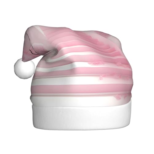 WBQLSL Weihnachtsmütze mit rosa Kirschblüten für Erwachsene, 39,9 cm hoch, Plüsch-Weihnachtsmütze, Unisex, dekorativer Hut, Weihnachtsmann, Weihnachten, Halloween-Party WBQLSL Weihnachtsmütze mit rosa Kirschblüten für Erwachsene, 39,9 cm hoch, Plüsch-Weihnachtsmütze, Unisex, dekorativer Hut, Weihnachtsmann, Weihnachten, Halloween-Party von WBQLSL
