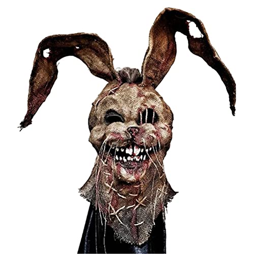 WBTY Scarecrow Mask Scary Halloween Mask Creepy Full Head Mask Halloween Fancy Dress Cosplay Costume Props (A) von WBTY