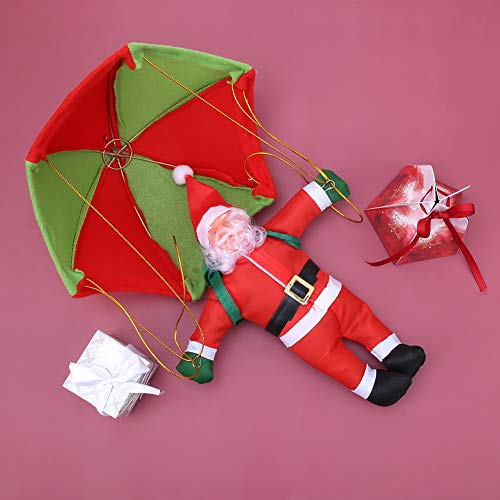 WBTY Schöner Anhänger, Fallschirm, Weihnachtsmann, Puppe, Baby, Kind, Weihnachten, Spielzeug, Geschenk, Dekoration (35-cm-Fallschirm für ältere Menschen) von WBTY