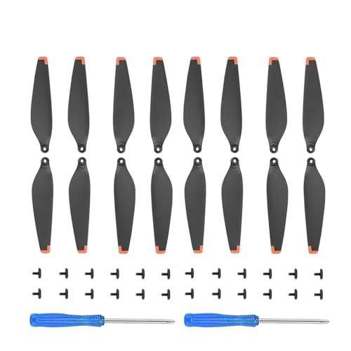 Propeller-Ersatz für D-J-I MINI 4 PRO 6030F Requisiten, Flügel, leicht, Flügelventilatoren, Drohnen-Ersatzteile, Zubehör (8 Paar weiches TPU), 4 Paar von WCUAYJH