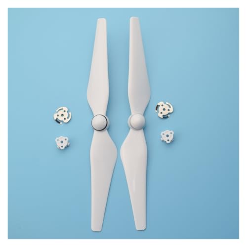 Propeller-Teile für Phantom 4/4P/4A/V2.0/4RTK, Schnellspanner-Propeller, Kunststoffblätter für D-J I Phantom 4, Ersatzzubehör (1 Paar) von WCUAYJH