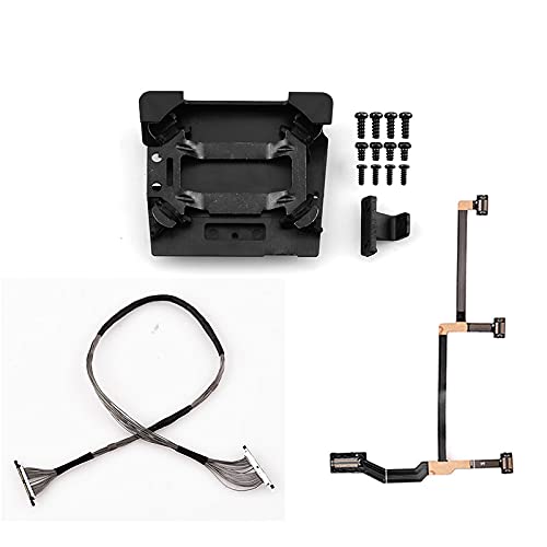 Reparaturteile für D-J-I Mavic Pro Kamera-Drohne, Flexband, Flachkabel, Signalkabel, Kardan-Montageplatte, Dämpfungshalterung, Ersatz (3-in-1 (Klon)) von WCUAYJH