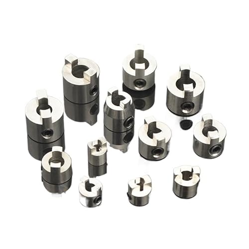 WCUAYJH 1 x Modellboot, Edelstahl-Antrieb, Hundewelle, Krücke, Zubehör, 3 mm/3,18 mm/4 mm/4,76 mm/5 mm/6 mm/6,35 mm für RC-Boot-Antriebswelle (3,18 mm) von WCUAYJH