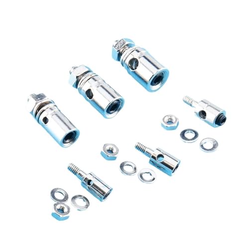 WCUAYJH 10 Stück RC Flugzeug-Boot-Schubstangen-Verbindungs-Stopper, Servo-Anschlüsse, verstellbarer Durchmesser 3,1 mm/2,1 mm/1,8 mm/1,3 mm, Hubschrauber, Rc Boot (B 10 Stück D2,1 mm) von WCUAYJH