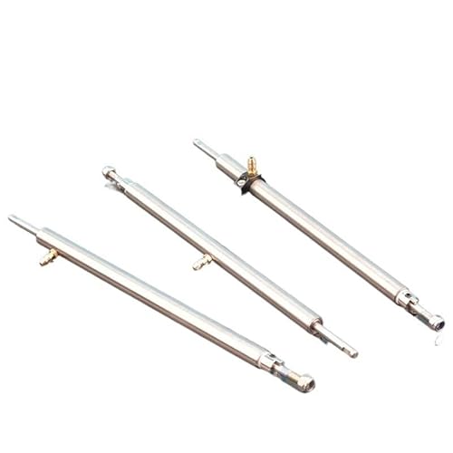 WCUAYJH L10/13/15/20/25/30/35 cm Länge, Edelstahlrohr mit Fettdüse, 4 mm Bootsschacht für ferngesteuertes Elektro-Rennboot (C-Länge 25 cm) von WCUAYJH