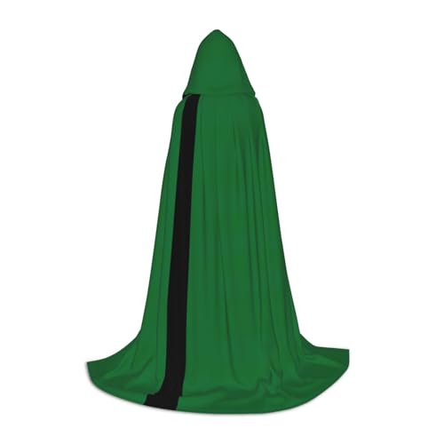 WCXTHGFA Halloween-Kostüm mit Flagge des Sultanats von Delhi, mittelalterlicher Umhang mit bequemer Kapuze, für Cosplay, Partys und mehr von WCXTHGFA