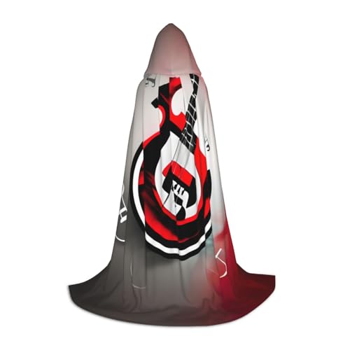 WCXTHGFA Halloween-Kostüm mit Musik-Symbol-Druck, mittelalterlicher Umhang mit bequemer Kapuze, für Cosplay, Partys und mehr WCXTHGFA Halloween-Kostüm mit Musik-Symbol-Druck, mittelalterlicher Umhang mit bequemer Kapuze, für Cosplay, Partys und mehr von WCXTHGFA