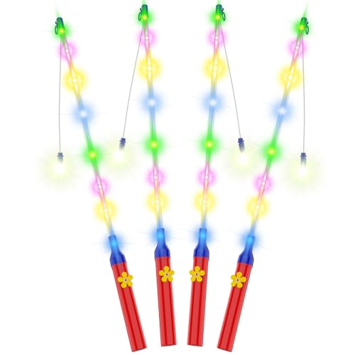WD&CD 4 STÜCK Laternenstab LED Laternenstab Elektronischer mit 8 Led für St Martin Halloween Zauberstäbe Party Kostümpartys WD&CD 4 STÜCK Laternenstab LED Laternenstab Elektronischer mit 8 Led für St Martin Halloween Zauberstäbe Party Kostümpartys von WD&CD