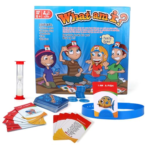 WDEC Das Rasante Ratespiele für Die Ganze Familie, Wer ist es? Ratespiele, Kartenspiel für Kinder im Alter von 6 und höher, Puzzle-Spiel für 2-6 Spieler WDEC Das Rasante Ratespiele für Die Ganze Familie, Wer ist es? Ratespiele, Kartenspiel für Kinder im Alter von 6 und höher, Puzzle-Spiel für 2-6 Spieler von WDEC