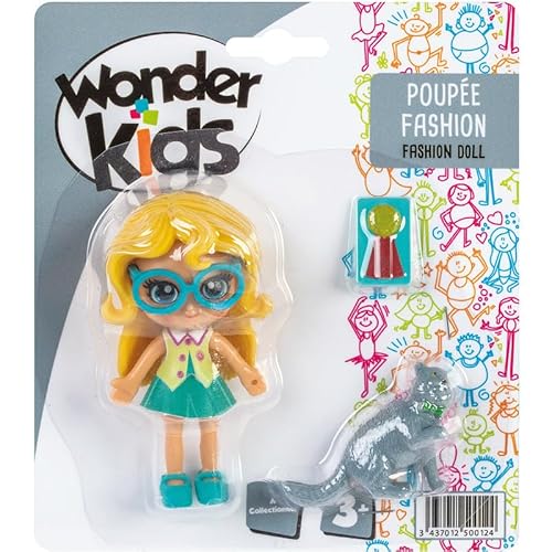 WDK PARTNER Mini Fashion BL Puppe, Modell zufällig ausgewählt von WDK PARTNER