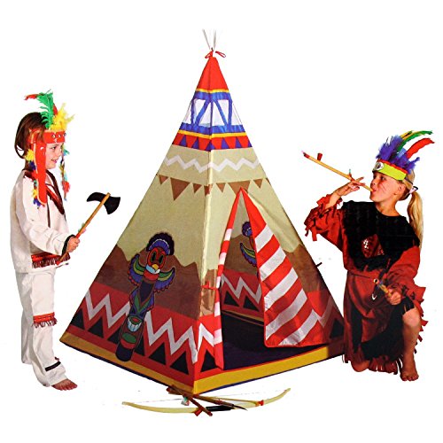 Indianerzelt Wigwam 100x100cm Micasa Tipi Kinderzelt Kunststoff Zelt für Kinder Spielzelt Indianerzelt Wigwam 100x100cm Micasa Tipi Kinderzelt Kunststoff Zelt für Kinder Spielzelt von WDK Partner