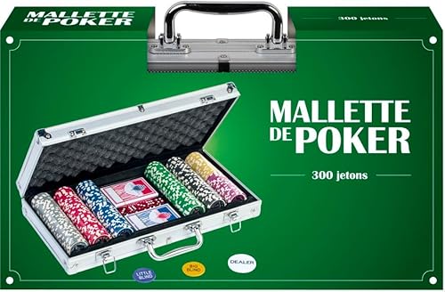 Pokerkoffer mit 300 Chips von WDK Partner