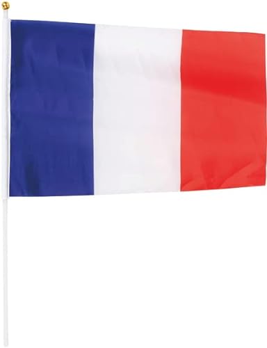 WDK PARTNER A2301186 Handflagge dreifarbig Textil Mode, bunt, Einheitsgröße von WDK PARTNER
