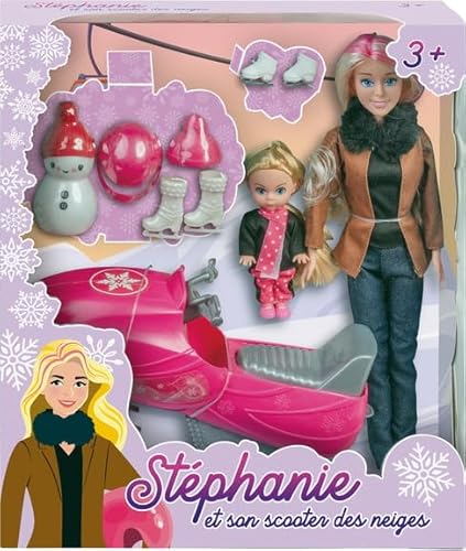 WDK Partner Puppe Puppe Stephanie Schnee-Scooter von WDK Partner