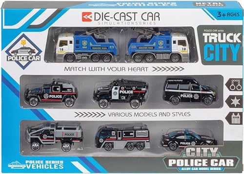 WDK Partner Set 8 VEHI Metal Police von WDK Partner