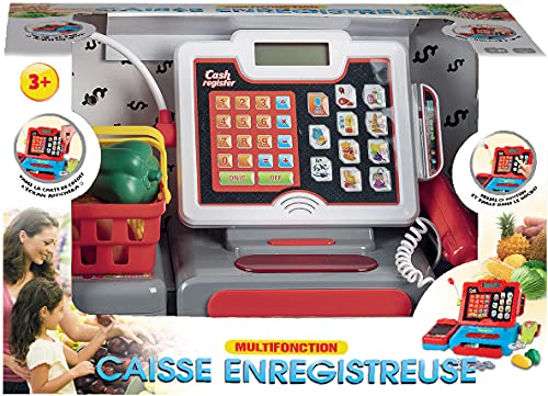 WDK Koffer, Schwarz: Kasse, 3 Jahre, 25 x 15 x 20 cm, Schwarz, Kasse, Karton, Batterie, AA/LR06 Batterien, manuell, 1 Spieler, TOYS_AND_GAMES, False, Verschiedene Lebensmittel und ein Korb WDK Koffer, Schwarz: Kasse, 3 Jahre, 25 x 15 x 20 cm, Schwarz, Kasse, Karton, Batterie, AA/LR06 Batterien, manuell, 1 Spieler, TOYS_AND_GAMES, False, Verschiedene Lebensmittel und ein Korb von WDK