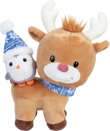 Plüsch-Rentier und Plüsch-Pinguin 24 cm Plüsch-Rentier und Plüsch-Pinguin 24 cm von Wdk Partner