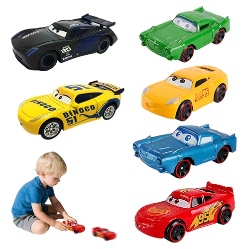 Matchbox Auto Set, 6 Stück Spielzeugauto, Metall Kinder Mini Die Cast Modellauto Spielfahrzeuge, Cars Mini Racers Kleine Autos für Kinder ab 3 Jahre Weihnachten Geburtstag Geschenke von WDKXCN