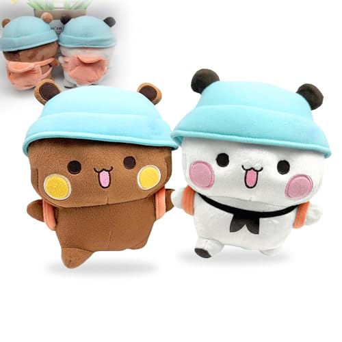 WDKXCN Bubu Dudu Kuscheltier, Bubu Dudu Plüsch, Niedliche Cartoon Plush Pillow Toy, Dudu Bubu Plüschtier, Geburtstagsfeiergeschenke für Jungen und Mädchen-2pcs, Spielzeug für Raumdekoration WDKXCN Bubu Dudu Kuscheltier, Bubu Dudu Plüsch, Niedliche Cartoon Plush Pillow Toy, Dudu Bubu Plüschtier, Geburtstagsfeiergeschenke für Jungen und Mädchen-2pcs, Spielzeug für Raumdekoration von WDKXCN
