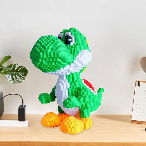 WDKXCN Mini Bausteine, Klassischer Cartoon Micro Bausteine, 3700 Block Kunststoffteilchen Micro Dinosaur Building Blocks Set, 3D-Modell Klemmbausteine Tiere, Building Blöcke Erwachsene und Kinder WDKXCN Mini Bausteine, Klassischer Cartoon Micro Bausteine, 3700 Block Kunststoffteilchen Micro Dinosaur Building Blocks Set, 3D-Modell Klemmbausteine Tiere, Building Blöcke Erwachsene und Kinder von WDKXCN