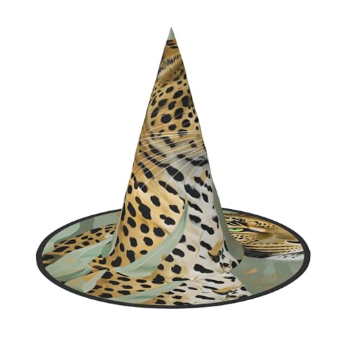 Halloween-Hexenhut, Weihnachtsmannmütze, Premium-Oxford-Gewebe, verstellbar, weich und bequem, für Partys, Karneval, Cosplay und Feiertagsveranstaltungen, 33 cm hoch, leicht, einfach zu tragen, 2 Halloween-Hexenhut, Weihnachtsmannmütze, Premium-Oxford-Gewebe, verstellbar, weich und bequem, für Partys, Karneval, Cosplay und Feiertagsveranstaltungen, 33 cm hoch, leicht, einfach zu tragen, 2 von WDXQHY
