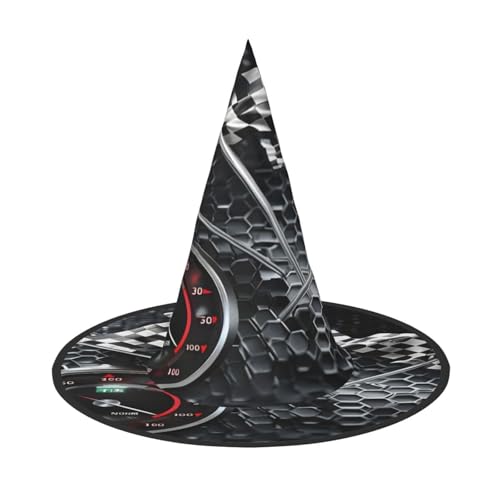 Halloween-Hexenhut, Weihnachtsmannmütze, Premium-Oxford-Gewebe, verstellbar, weich und bequem, für Partys, Karneval, Cosplay und Feiertagsveranstaltungen, 33 cm hoch, leicht, einfach zu tragen, 2 Halloween-Hexenhut, Weihnachtsmannmütze, Premium-Oxford-Gewebe, verstellbar, weich und bequem, für Partys, Karneval, Cosplay und Feiertagsveranstaltungen, 33 cm hoch, leicht, einfach zu tragen, 2 von WDXQHY