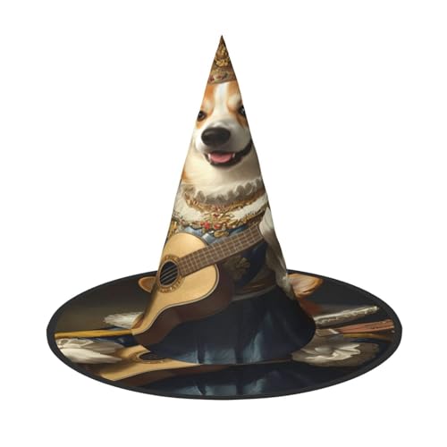 Halloween-Hexenhut, Weihnachtsmannmütze, Premium-Oxford-Gewebe, verstellbar, weich und bequem, für Partys, Karneval, Cosplay und Feiertagsveranstaltungen, 33 cm hoch, leicht, einfach zu tragen, 2 Halloween-Hexenhut, Weihnachtsmannmütze, Premium-Oxford-Gewebe, verstellbar, weich und bequem, für Partys, Karneval, Cosplay und Feiertagsveranstaltungen, 33 cm hoch, leicht, einfach zu tragen, 2 von WDXQHY