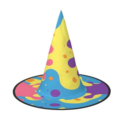 Halloween-Hexenhut, Weihnachtsmannmütze, Premium-Oxford-Gewebe, verstellbar, weich und bequem, für Partys, Karneval, Cosplay und Feiertagsveranstaltungen, 33 cm hoch, leicht, einfach zu tragen, 2 Halloween-Hexenhut, Weihnachtsmannmütze, Premium-Oxford-Gewebe, verstellbar, weich und bequem, für Partys, Karneval, Cosplay und Feiertagsveranstaltungen, 33 cm hoch, leicht, einfach zu tragen, 2 von WDXQHY