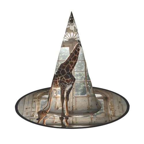 Halloween-Hexenhut, Weihnachtsmannmütze, Premium-Oxford-Gewebe, verstellbar, weich und bequem, für Partys, Karneval, Cosplay und Feiertagsveranstaltungen, 33 cm hoch, leicht, einfach zu tragen, 2 Halloween-Hexenhut, Weihnachtsmannmütze, Premium-Oxford-Gewebe, verstellbar, weich und bequem, für Partys, Karneval, Cosplay und Feiertagsveranstaltungen, 33 cm hoch, leicht, einfach zu tragen, 2 von WDXQHY